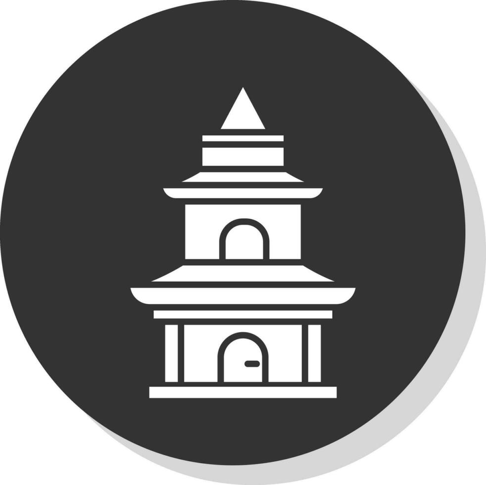 tempio vettore icona design
