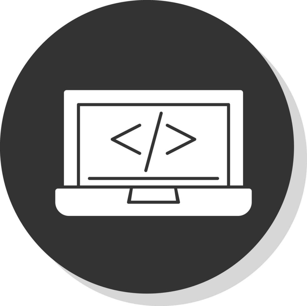 codice programmazione vettore icona design