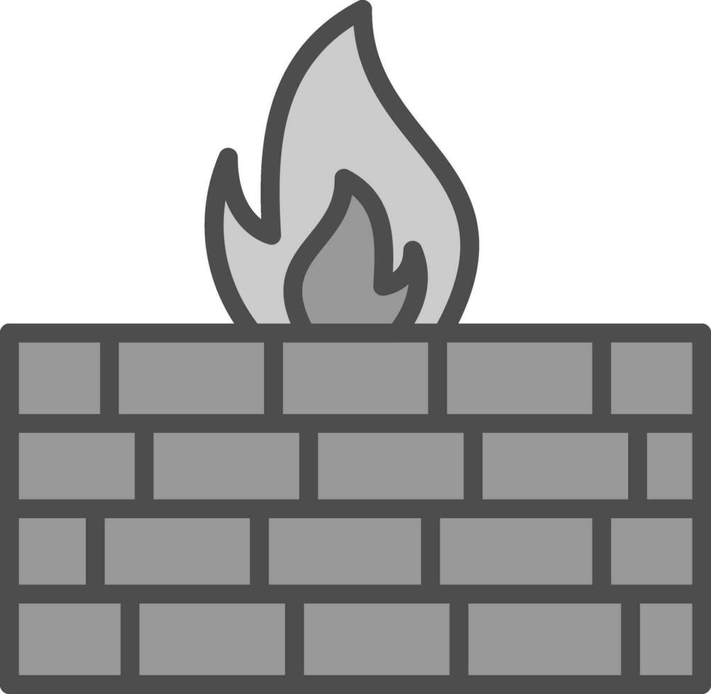 firewall vettore icona design