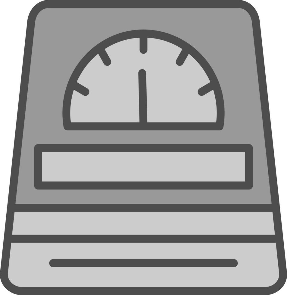 peso scala vettore icona design