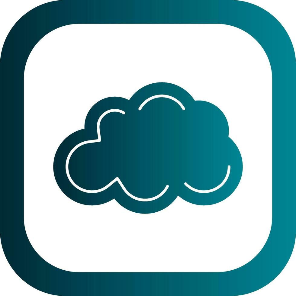 soffice nube vettore icona design