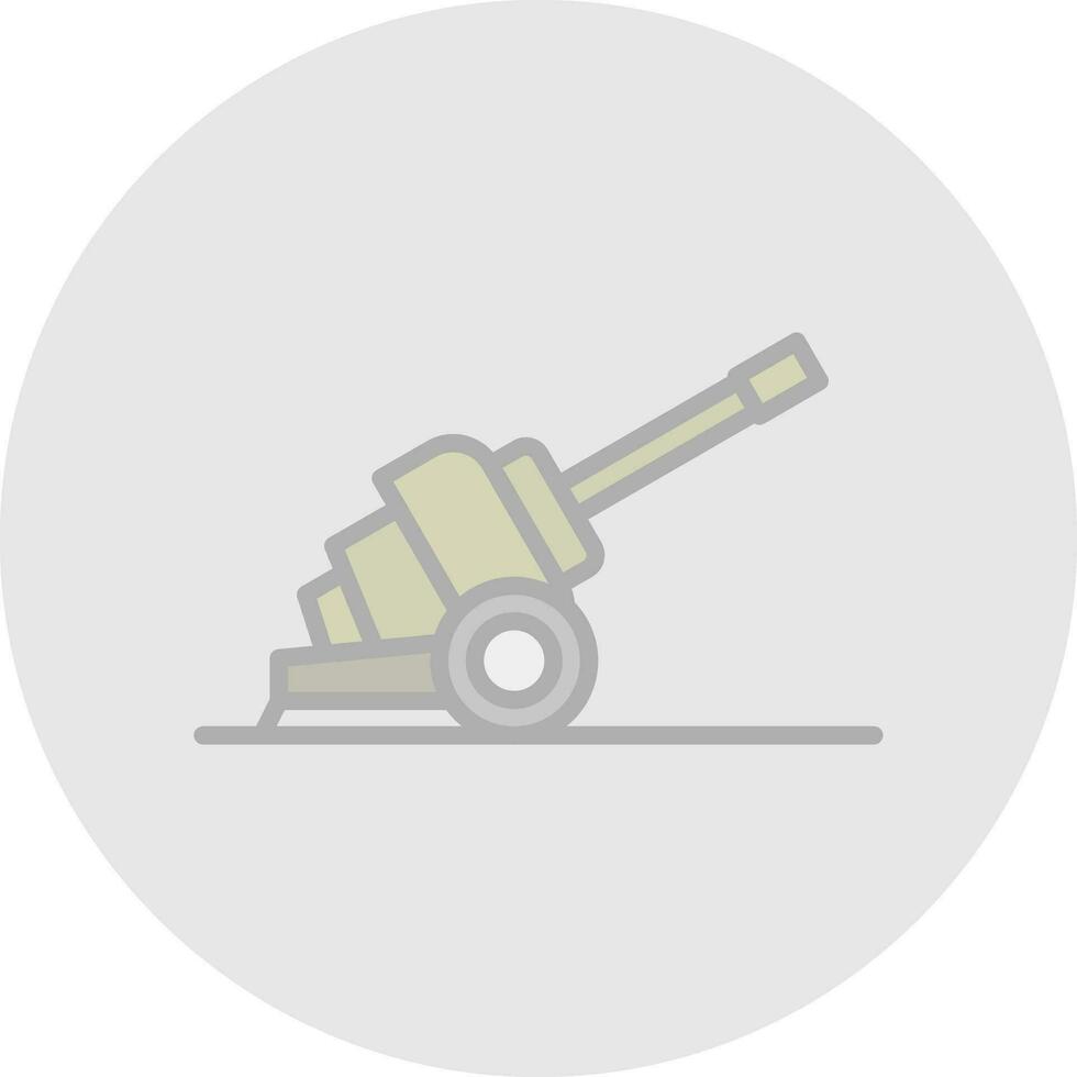 artiglieria vettore icona design