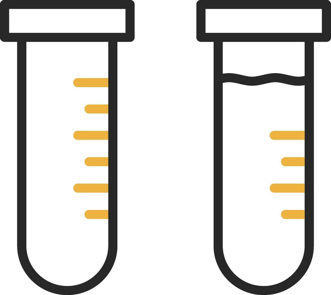 test tubo vettore icona design