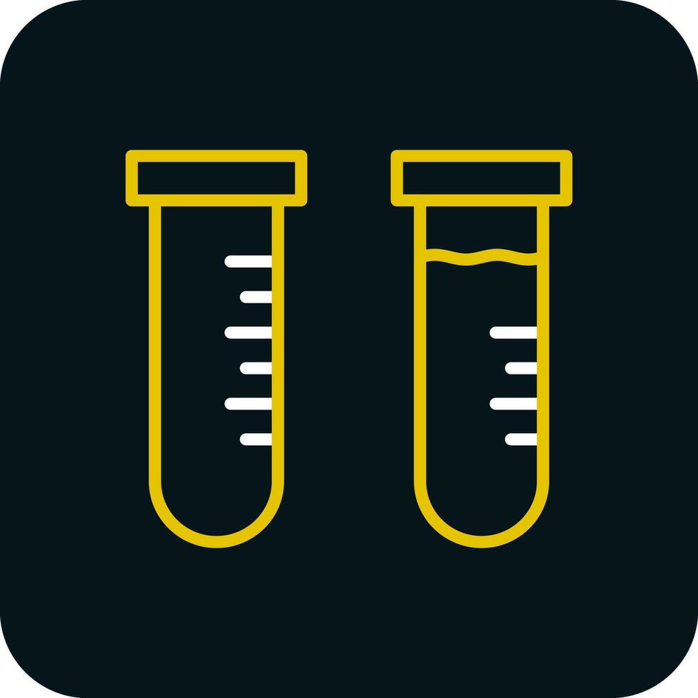 test tubo vettore icona design