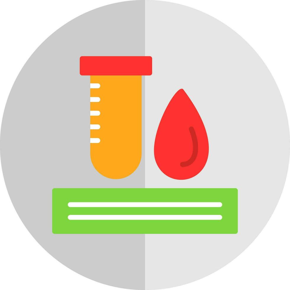 sangue test vettore icona design