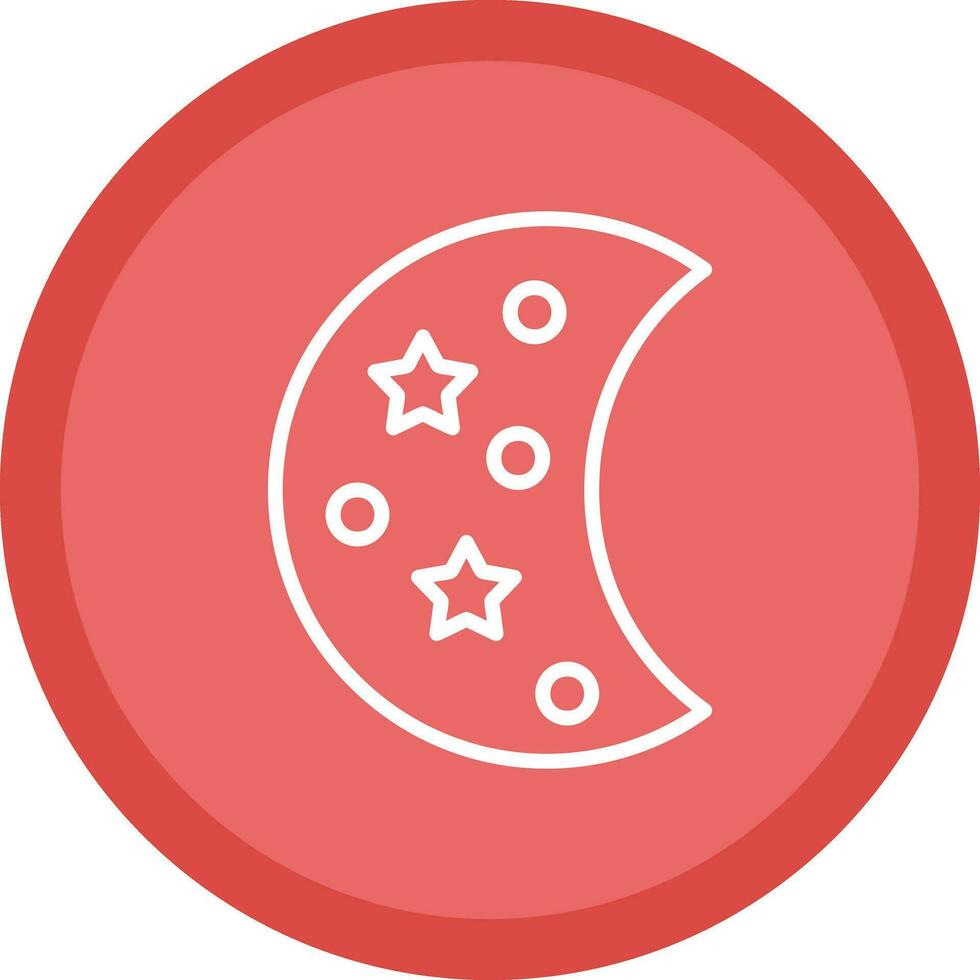 Luna fase vettore icona design