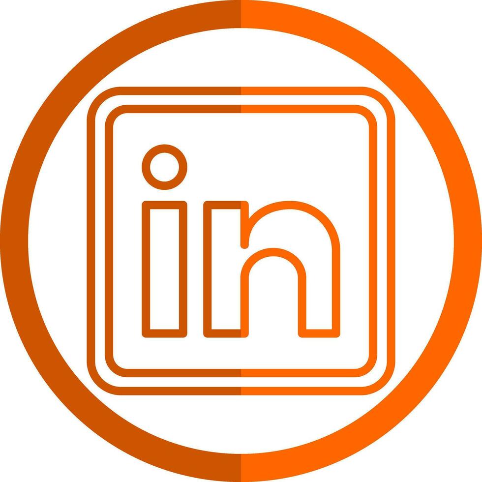 linkedin vettore icona design