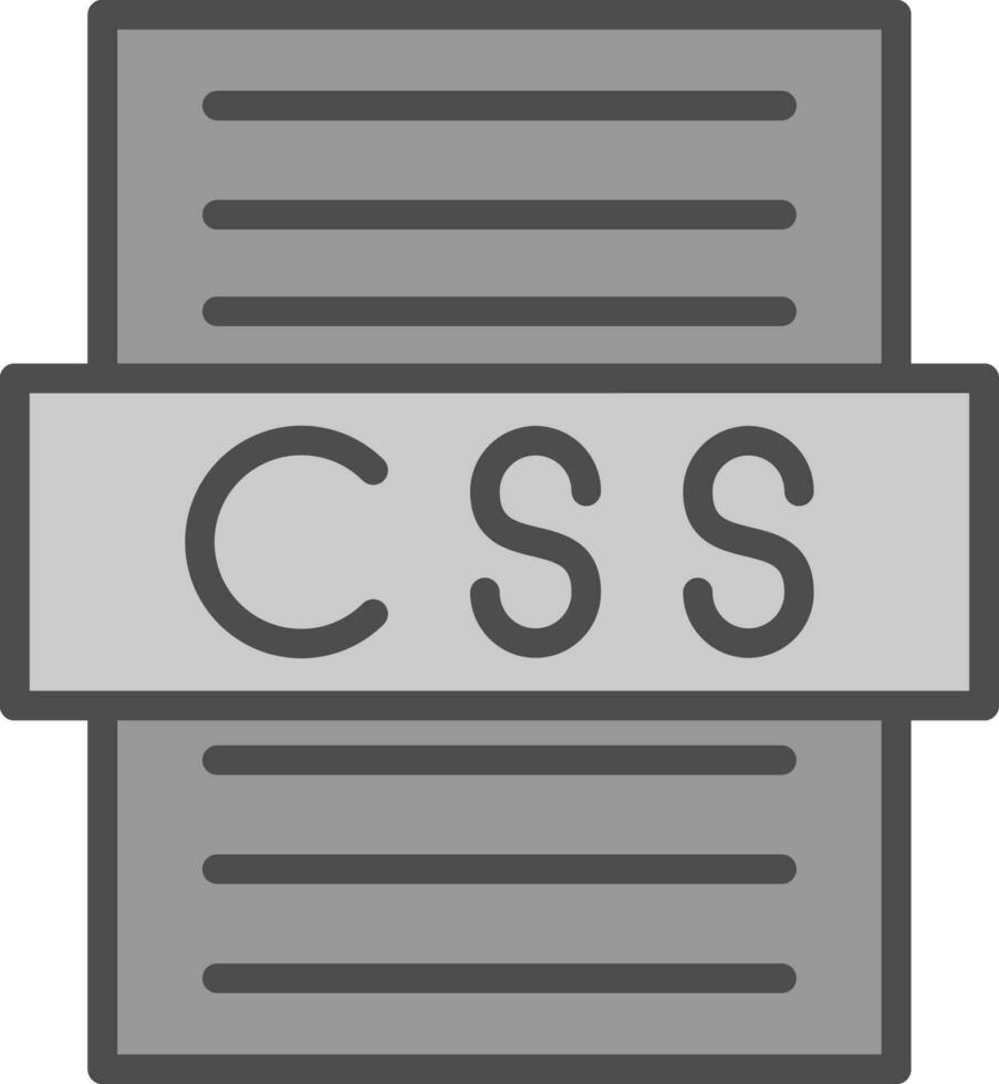 css file vettore icona design