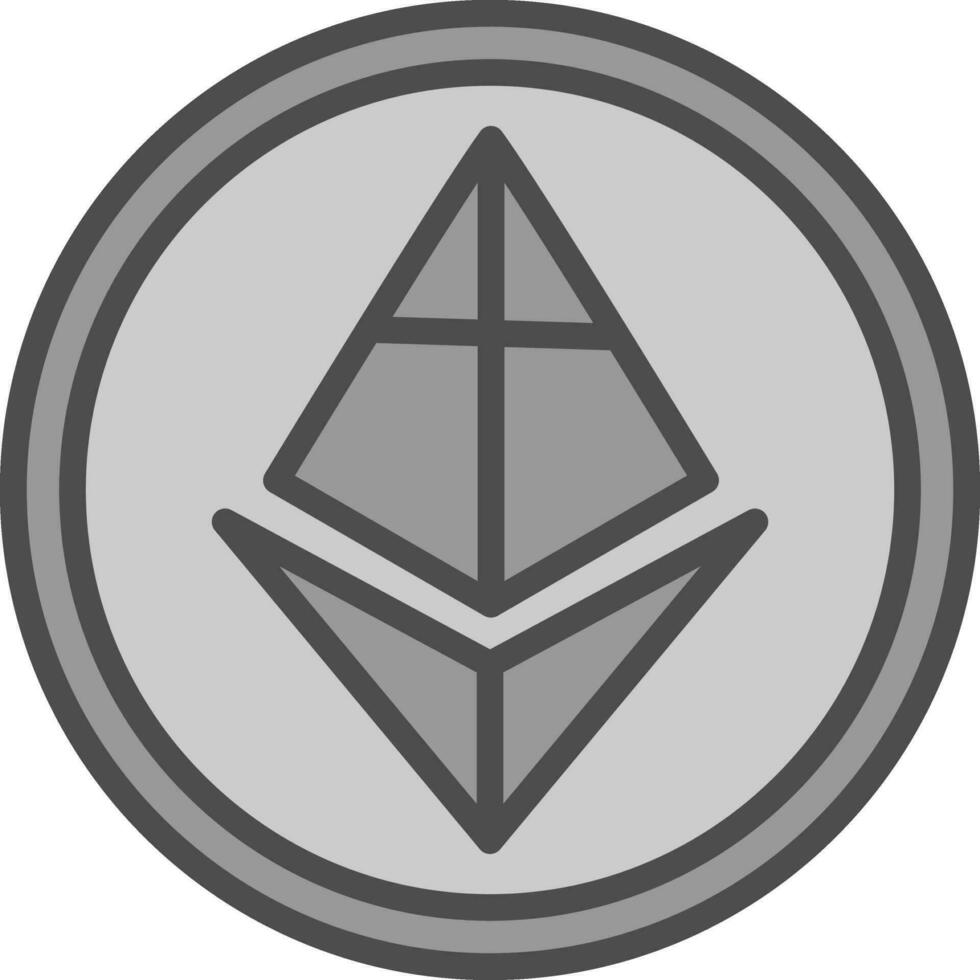 Ethereum vettore icona design