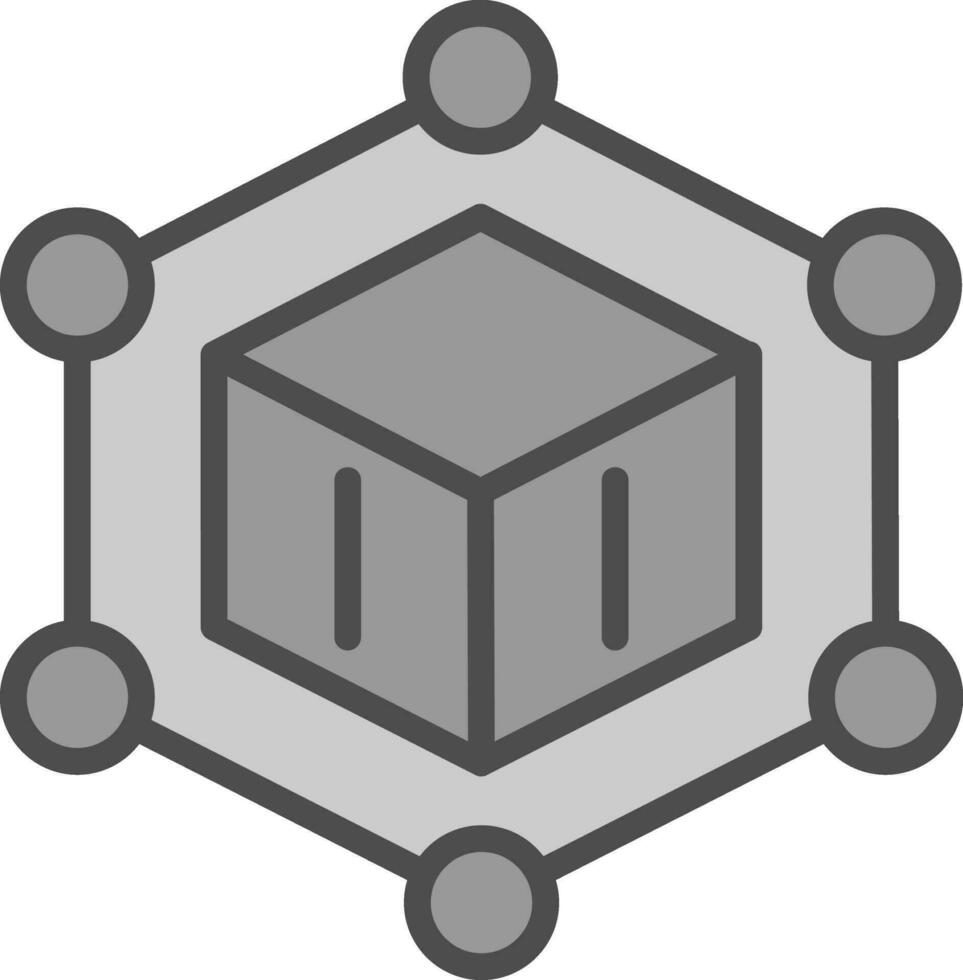 blockchain vettore icona design