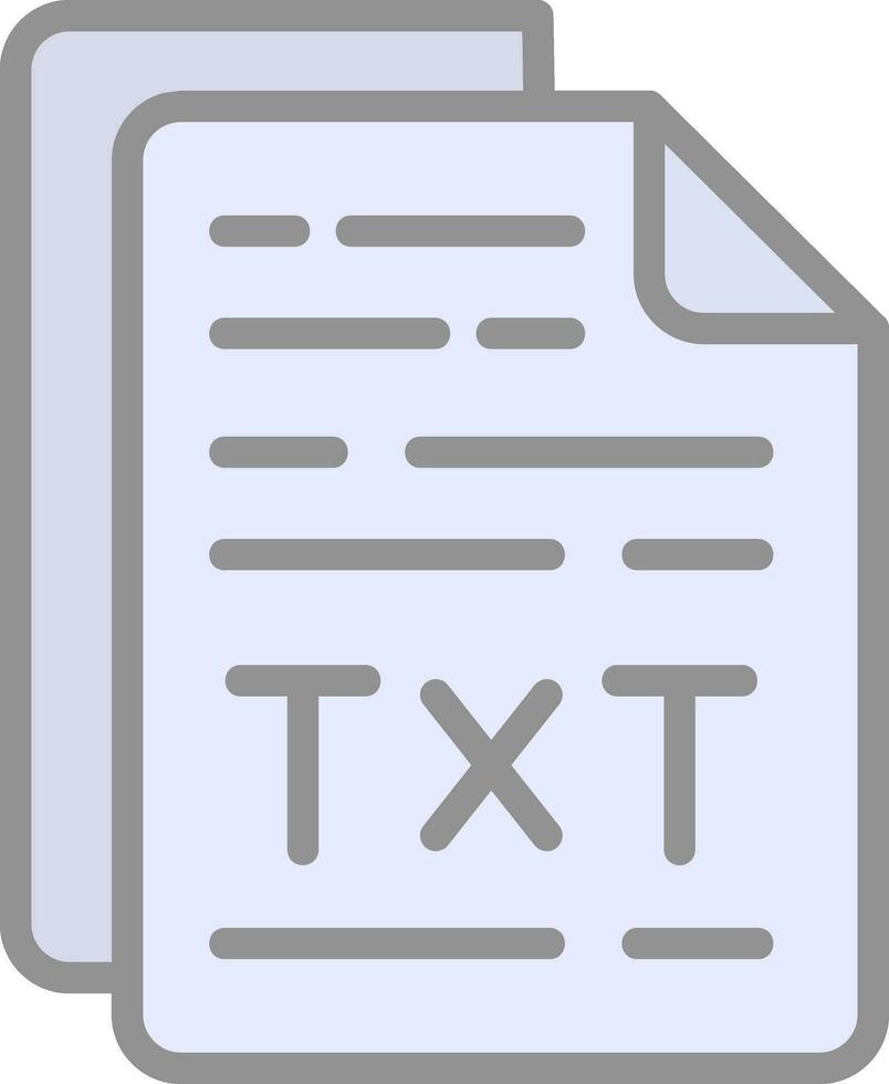 testo file vettore icona design