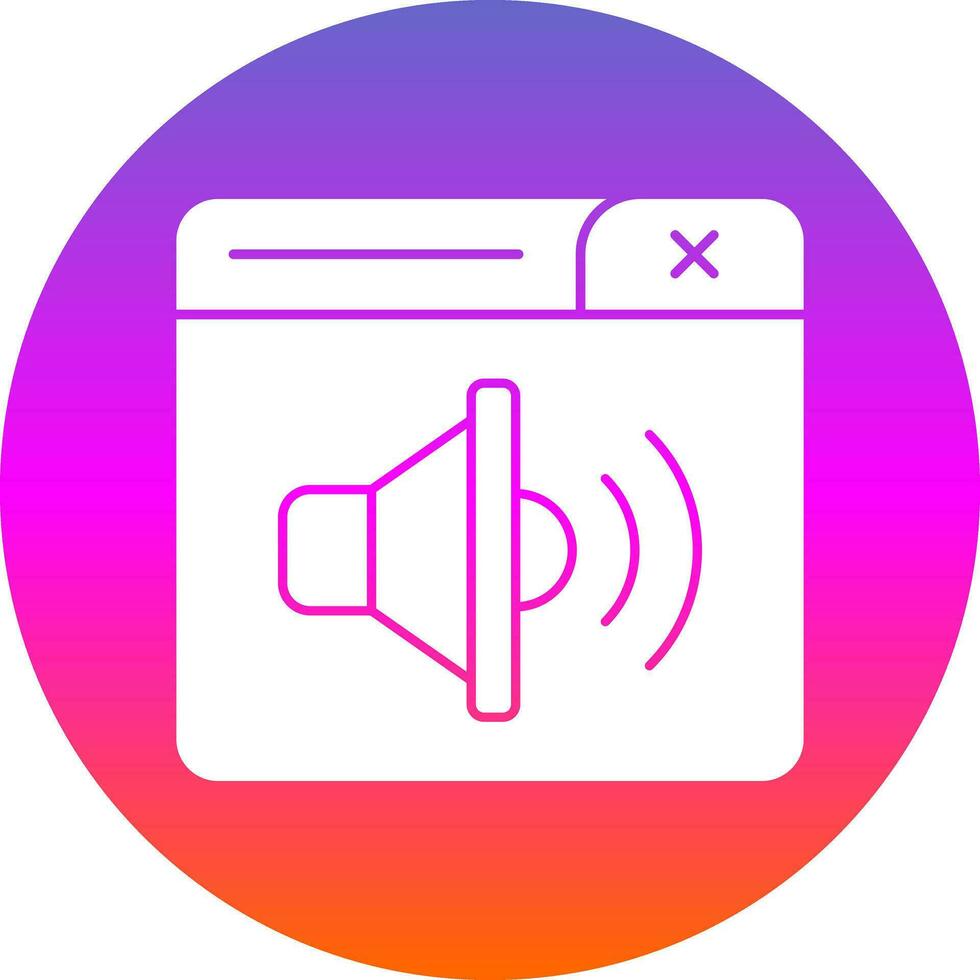 Audio vettore icona design