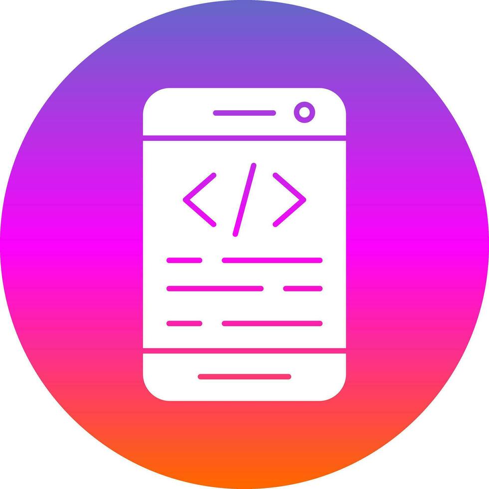 App codifica vettore icona design