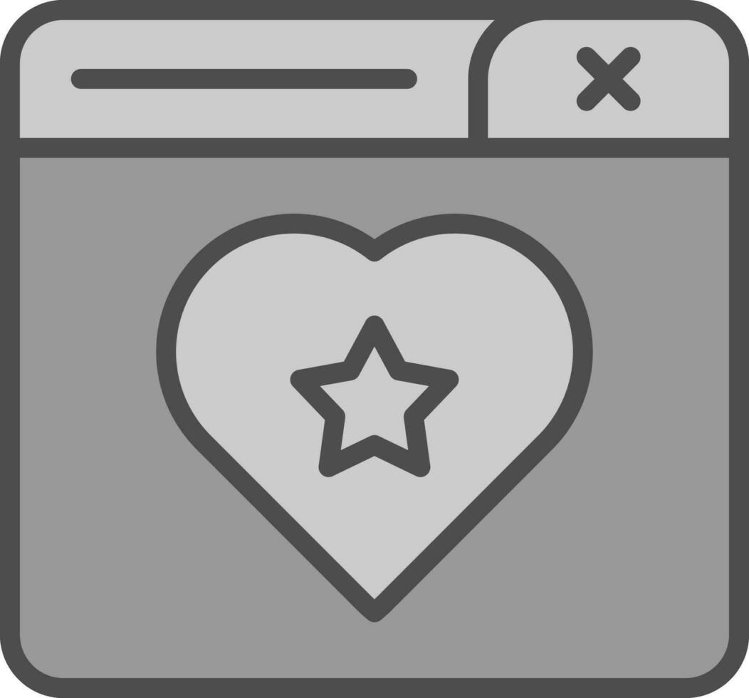 preferito pagina vettore icona design