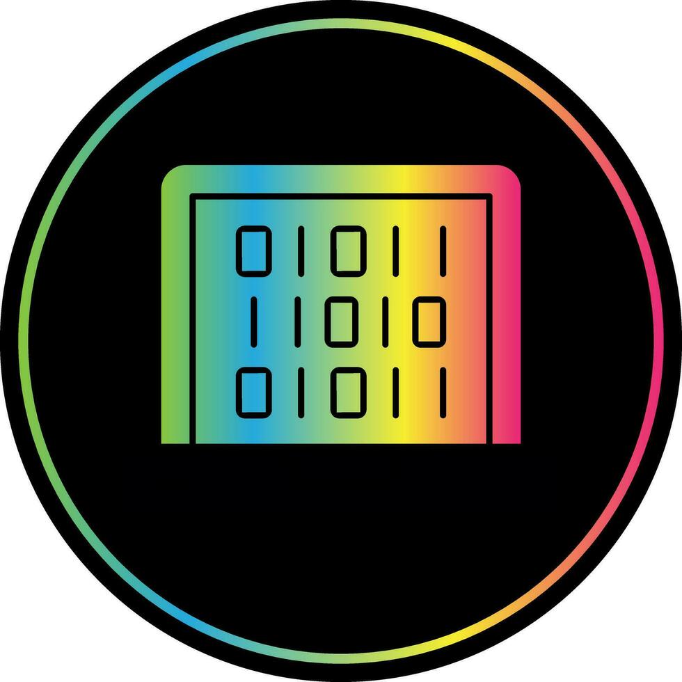 binario vettore icona design