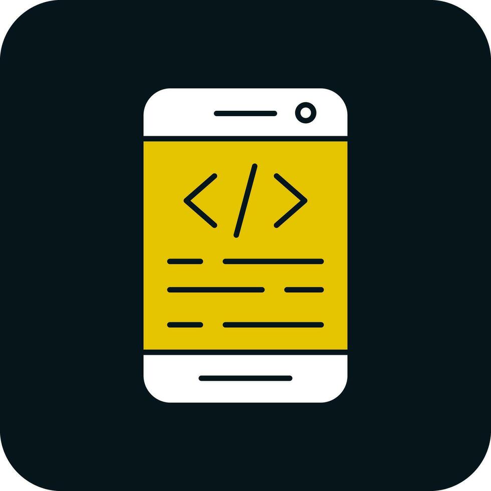 App codifica vettore icona design