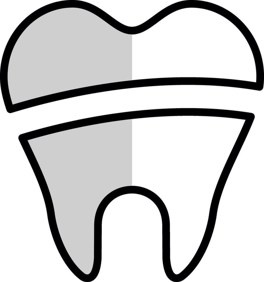 dentale Riempimento vettore icona design