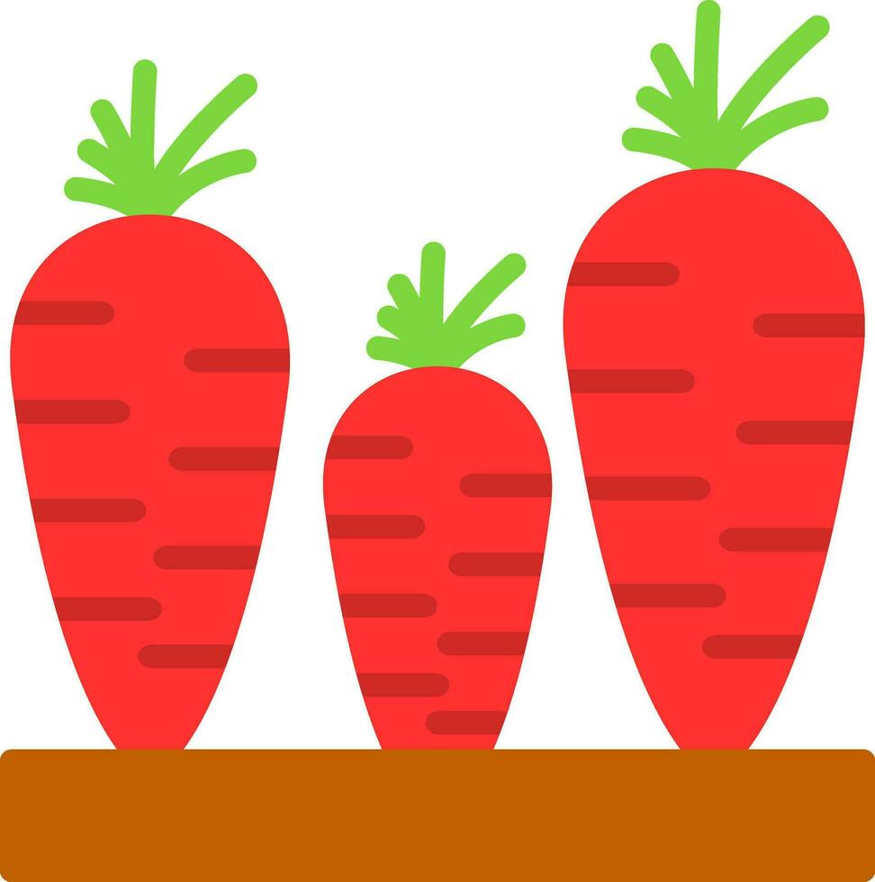 carote vettore icona design