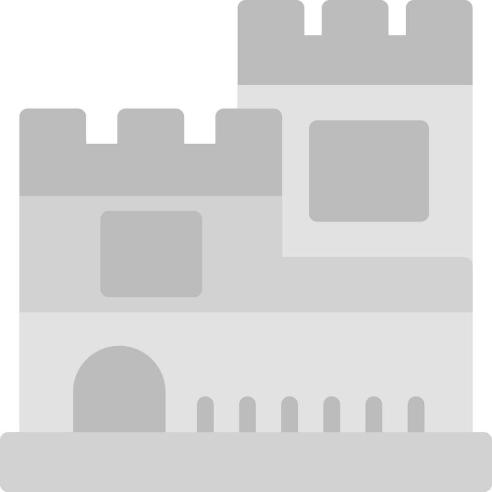 castello vettore icona design