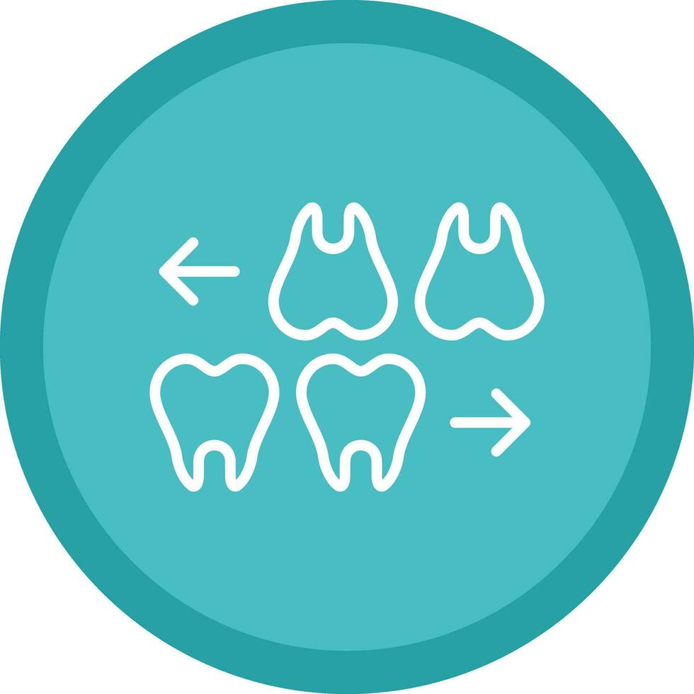 denti vettore icona design