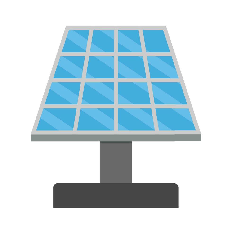 solare pannello vettore. elettricità energia rinnovabile, solare alternativa Generatore illustrazione vettore
