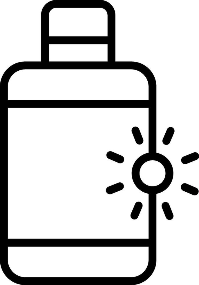 protezione solare vettore icona design