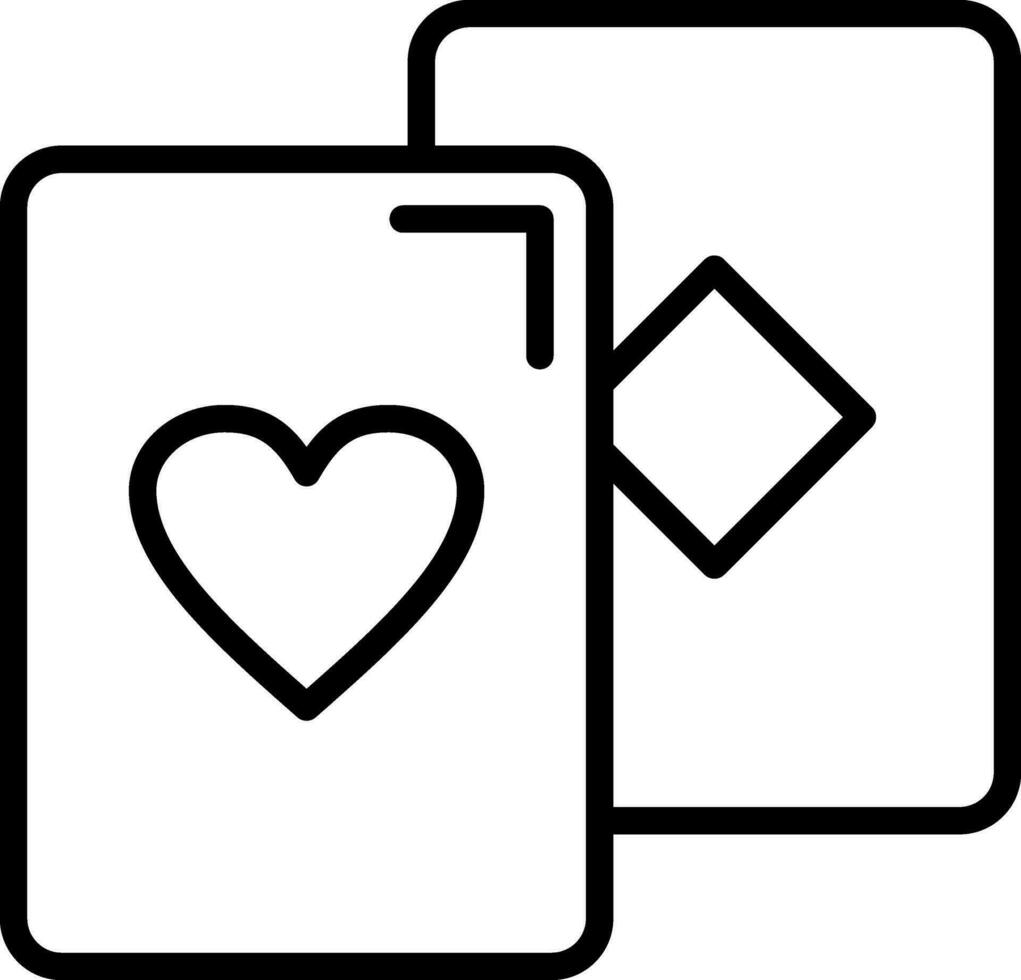 carta gioco vettore icona design