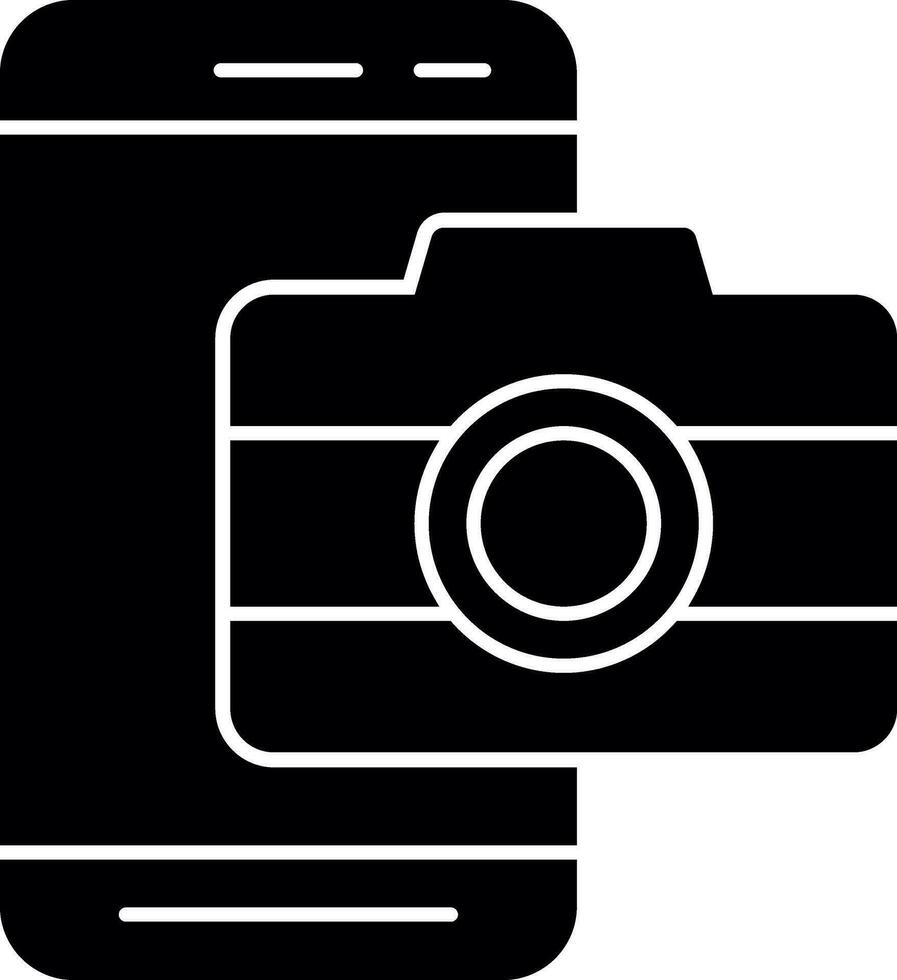 mobile telecamera vettore icona design