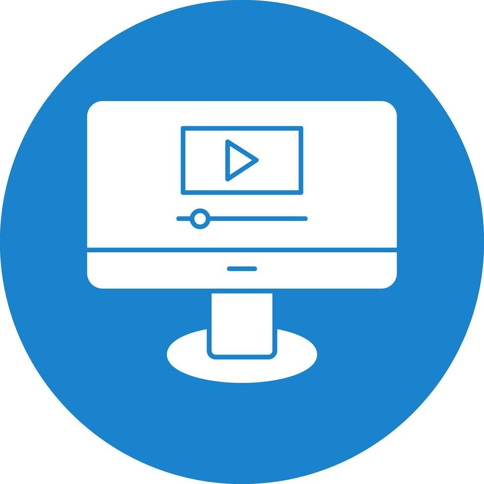 video streaming vettore icona design