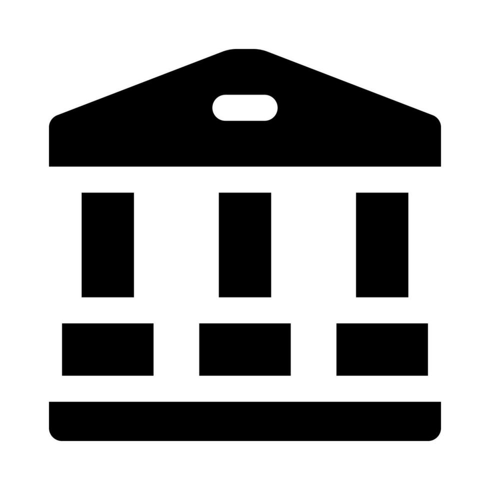 banca icona per il tuo sito web, mobile, presentazione, e logo design. vettore