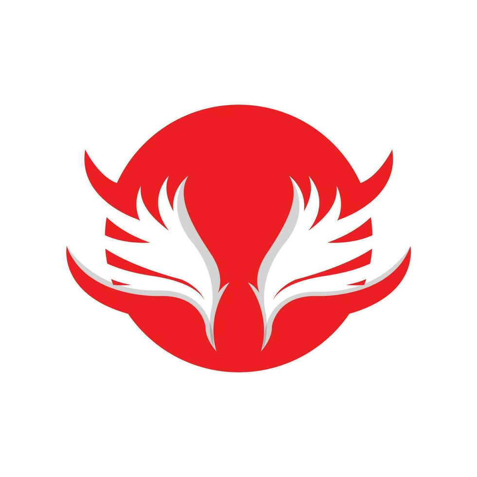 ala logo disegno, vettore aquila falco Ali, bellezza volante uccello, illustrazione simbolo