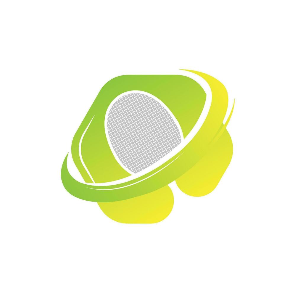 badminton logo disegno, gli sport vettore, volano logo, badminton torneo, semplice minimalista distintivo vettore