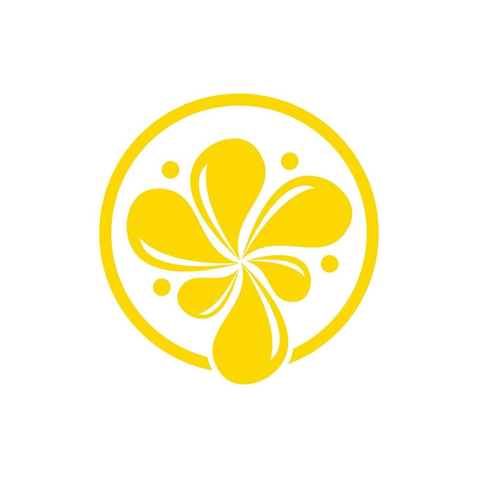 girasole logo, fiore giardino semplice disegno, vettore illustrazione modello