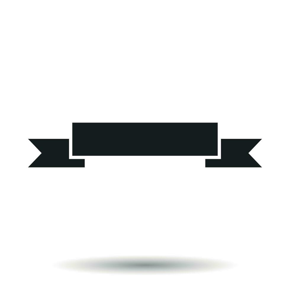 distintivo icona. nastro vettore illustrazione nel piatto stile su bianca sfondo.