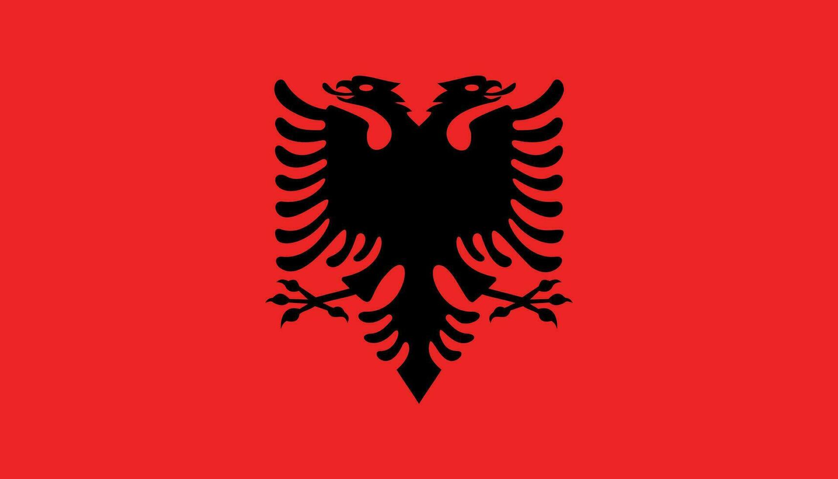 Albania bandiera icona nel piatto stile. nazionale cartello vettore illustrazione. politica attività commerciale concetto.