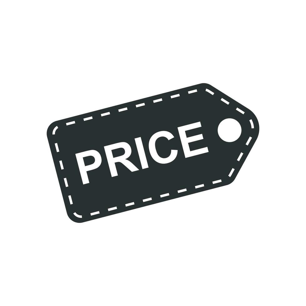prezzo buono icona nel piatto stile. prezzo etichetta vettore illustrazione su bianca isolato sfondo. vendita etichetta attività commerciale concetto.