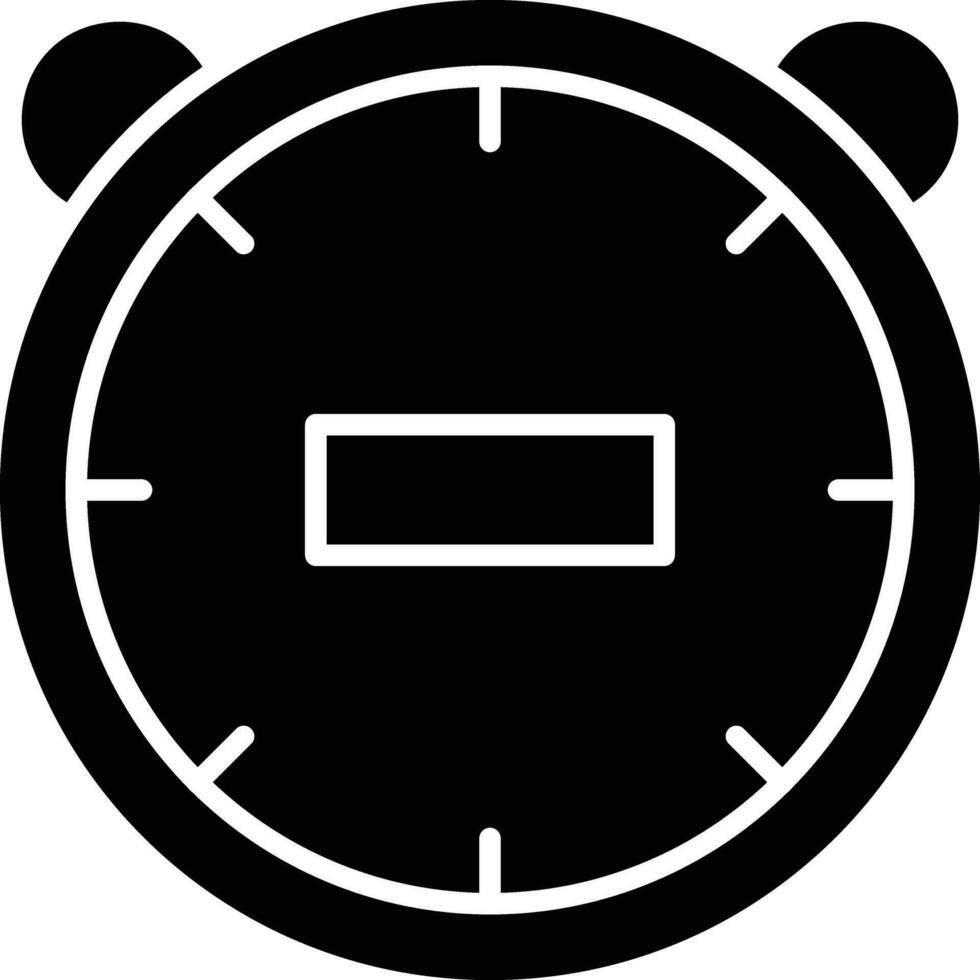 icona della linea del cronometro vettore
