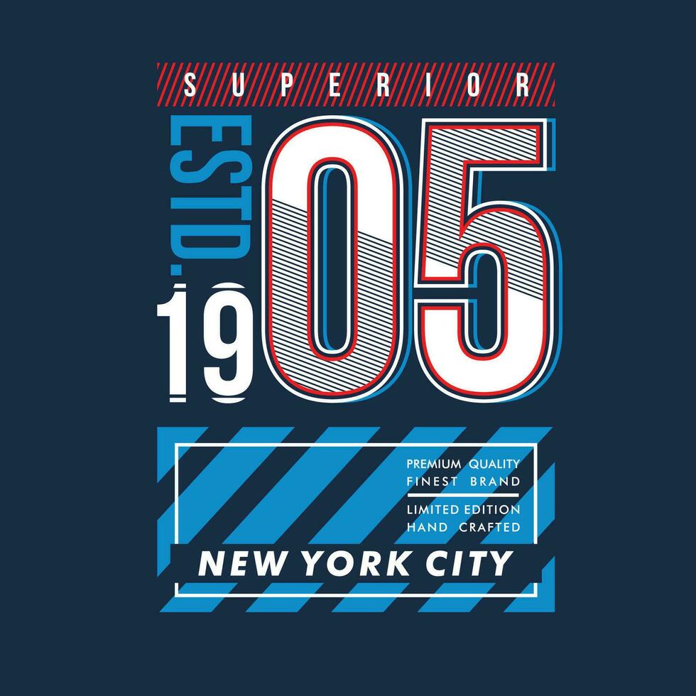 nuovo York città tipografia design vettore, grafico illustrazione, per t camicia vettore