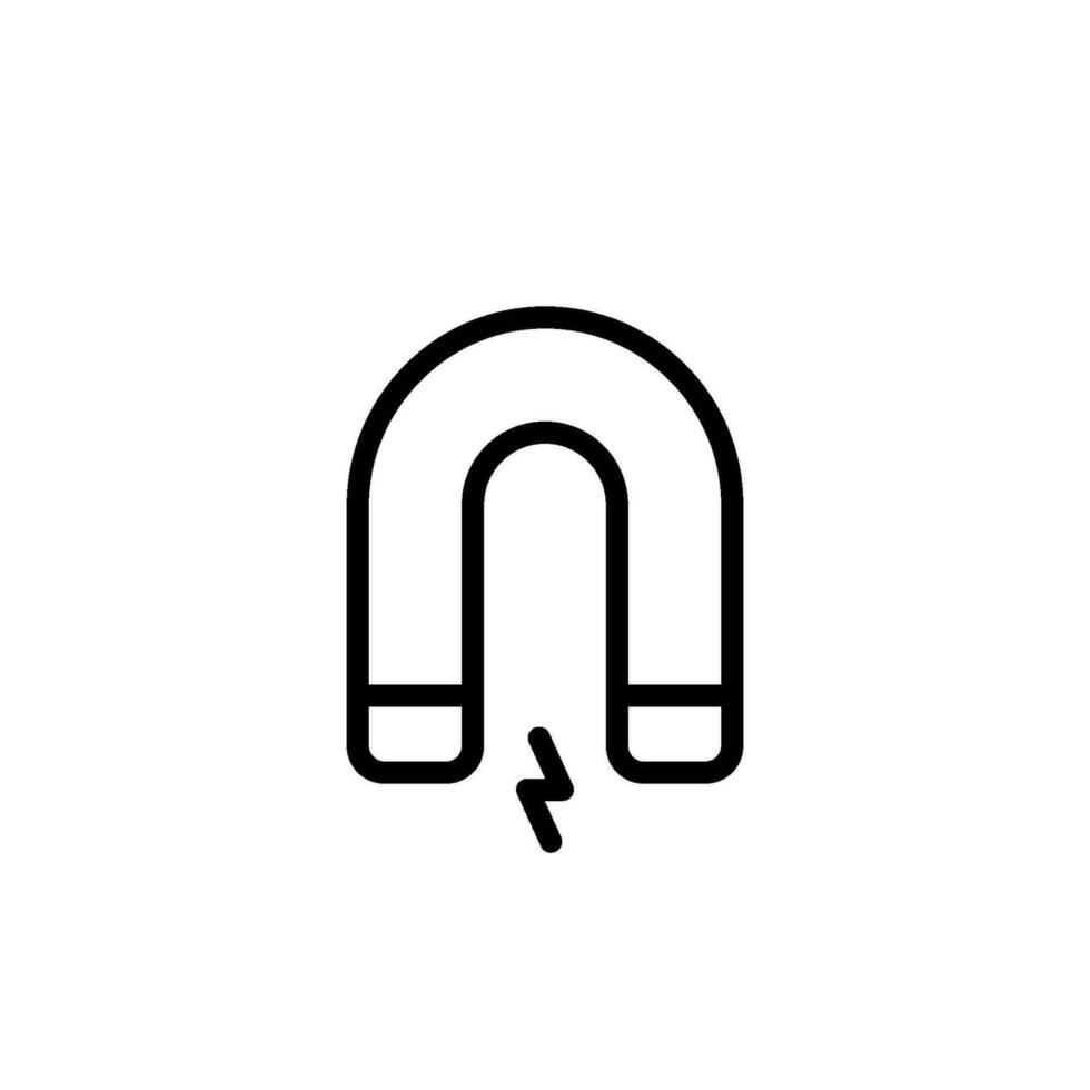 magnete icona cartello simbolo vettore
