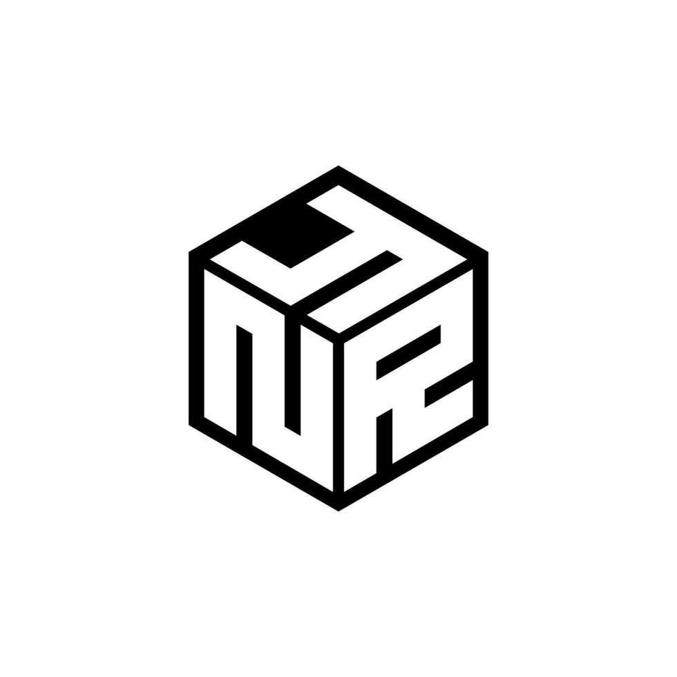 nry lettera logo design nel illustrazione. vettore logo, calligrafia disegni per logo, manifesto, invito, eccetera.