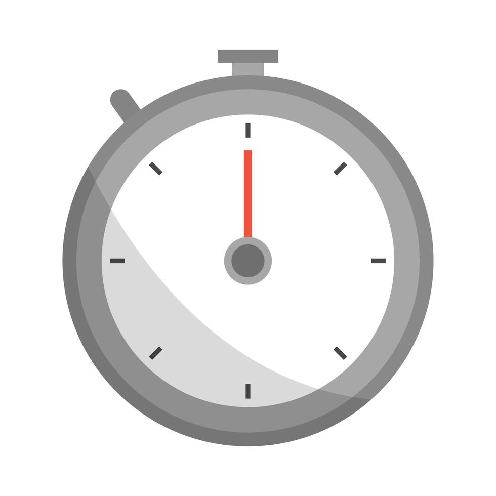 attrezzatura da palestra cronometro timer in stile piatto vettore