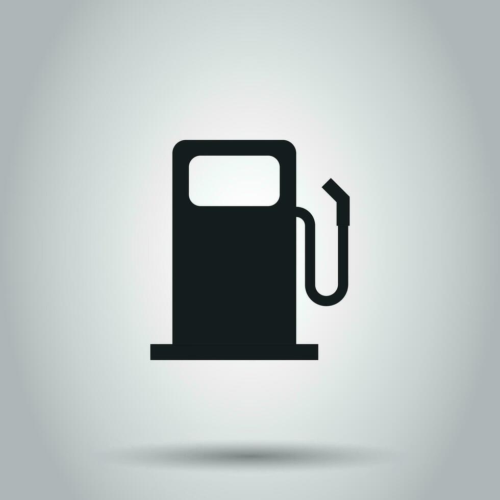 carburante gas stazione icona. vettore illustrazione su isolato sfondo. attività commerciale concetto auto benzina pompa pittogramma.