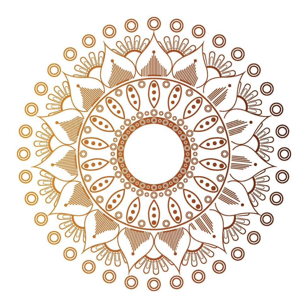 bellissimo mandala ornamento design vettore