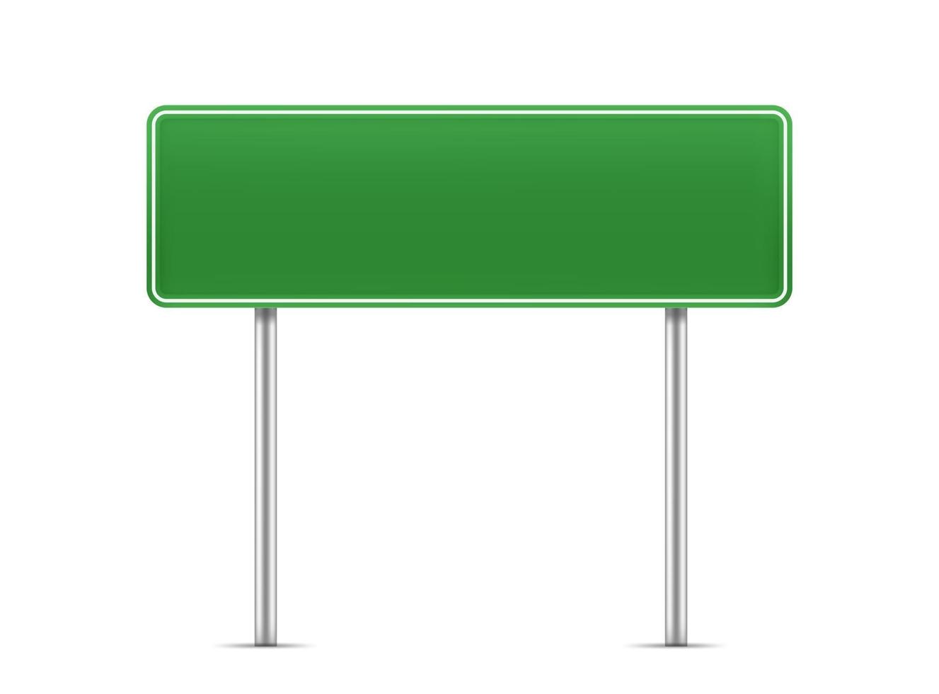segno verde della città isolato su sfondo bianco vettore