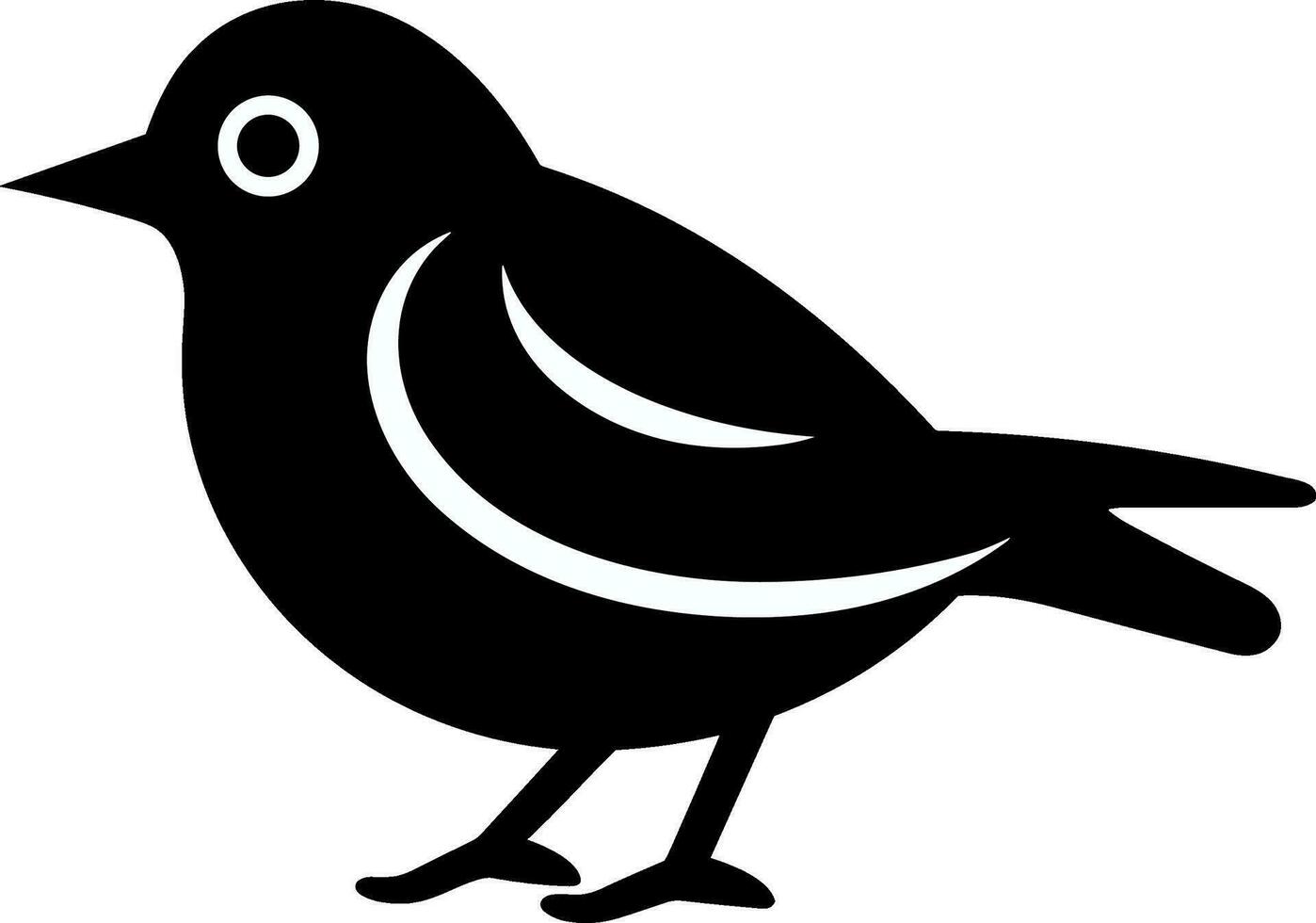 carino uccello icona vettore illustrazione icona piatto stile isolato su sfondo