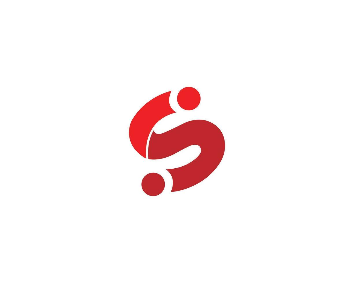 lettera S e ss iniziale logo icona design moderno vettore concetto.