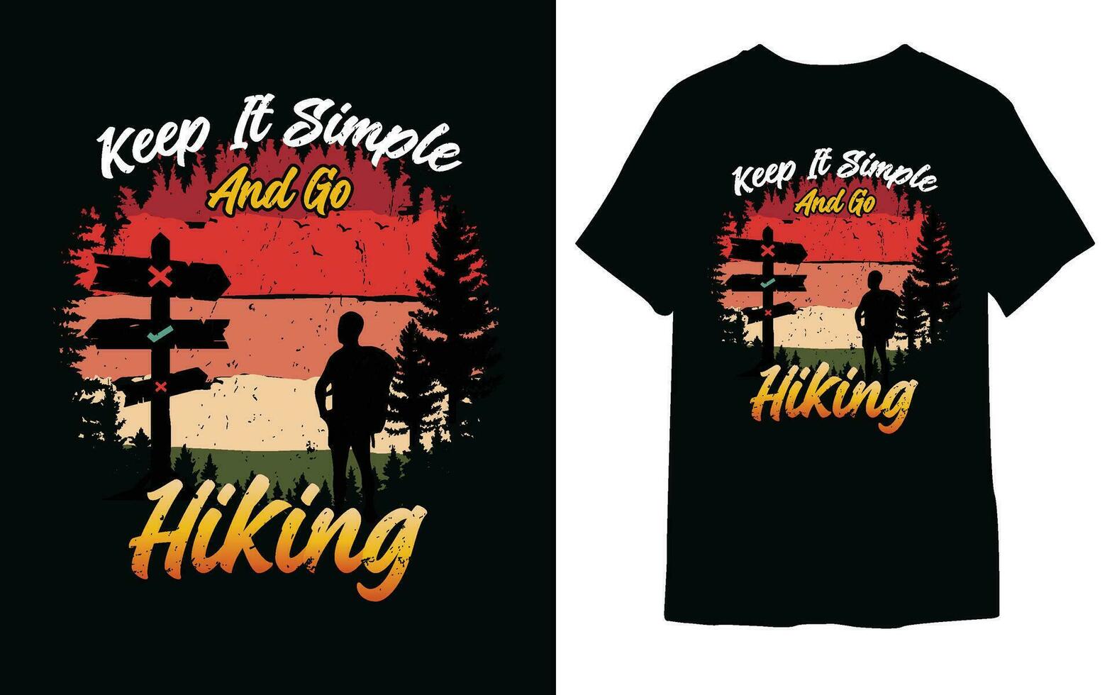 migliore escursioni a piedi Vintage ▾ maglietta disegno, partire escursioni a piedi ,campeggio maglietta design ,uomini escursioni a piedi maglietta design. vettore