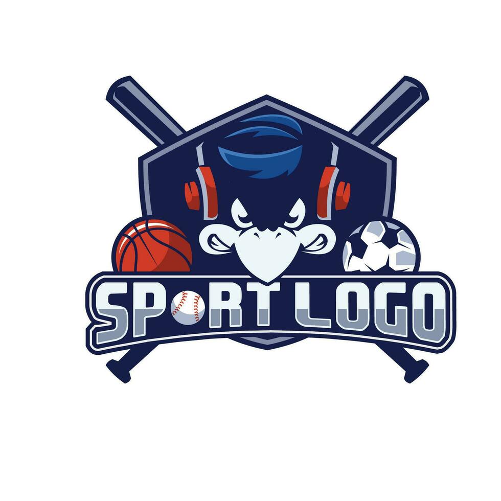 sport uccello logo vettore