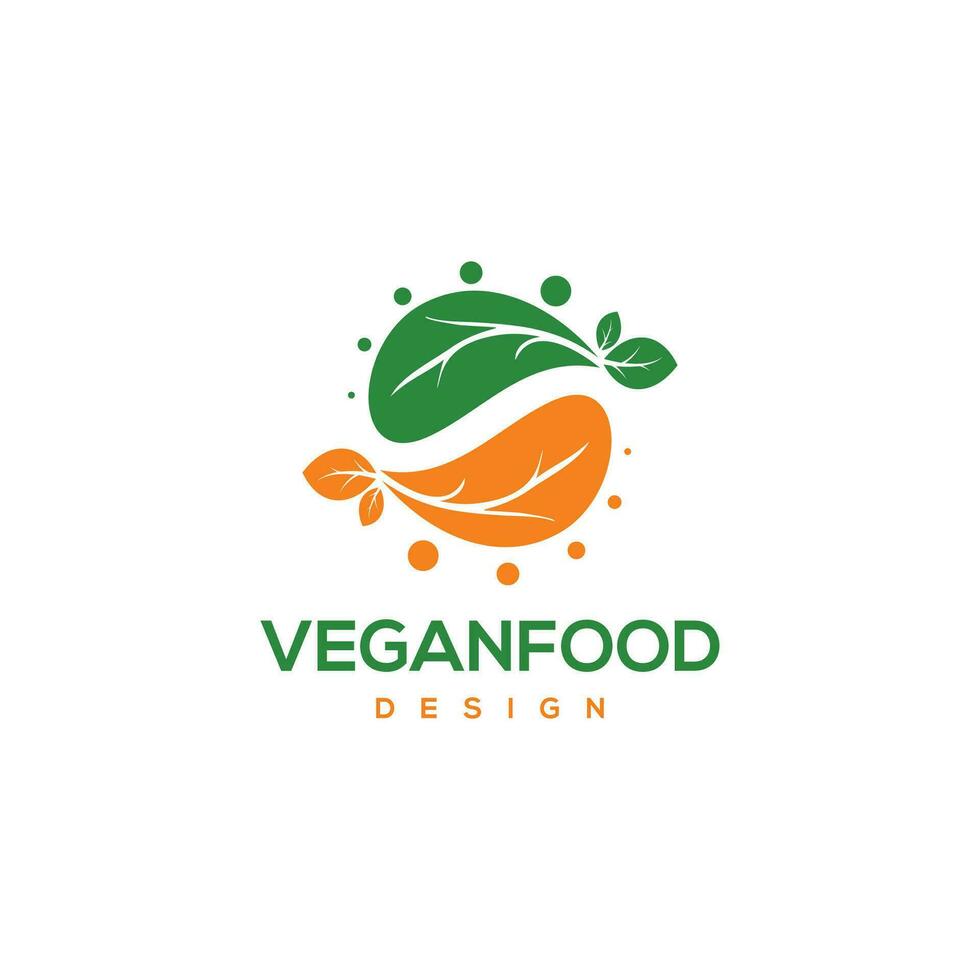 salutare biologico eco vegetariano cibo logo design vettore modello. ecologia Salute eco biologico logo fresco a partire dal azienda agricola verdure logotipo concetto icona arte