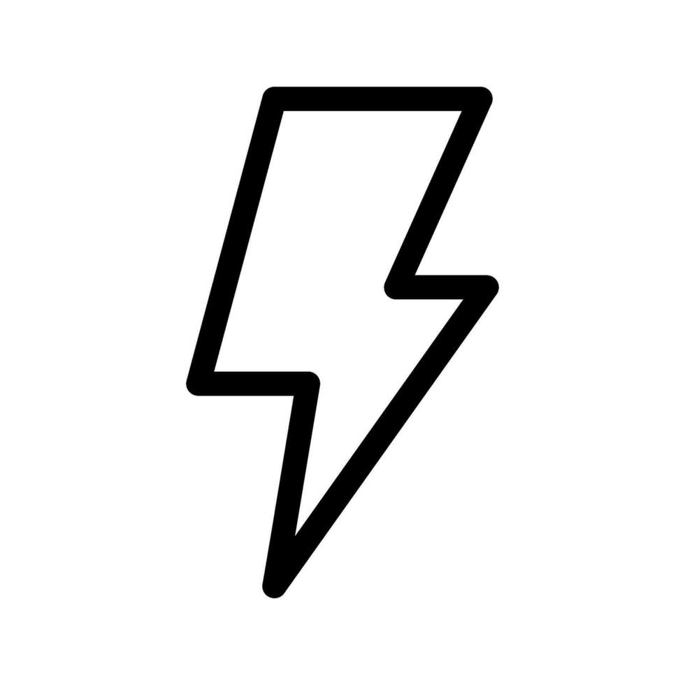 elettricità icona vettore simbolo design illustrazione